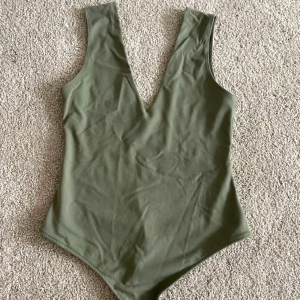 Free People Green Body Suit